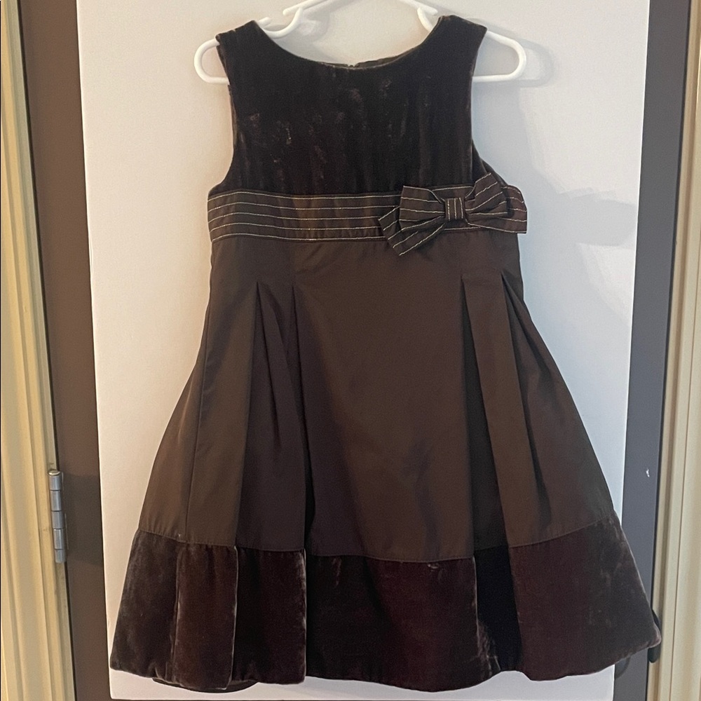 Gymboree Girls Sleeveless Velour Holiday Dress